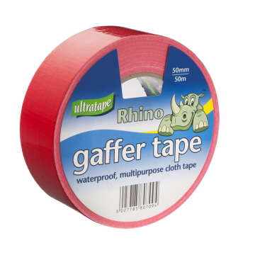 Rhino Gaffer / Cloth Tape Red 50mmx50m