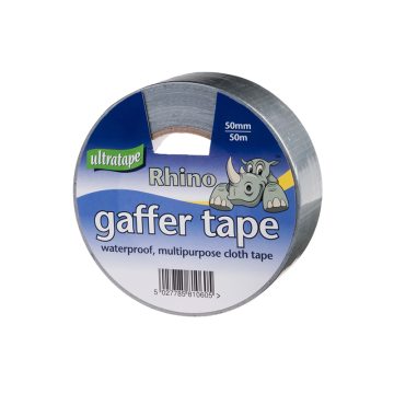 Rhino Gaffer / Cloth Tape Silver 50mmx50m