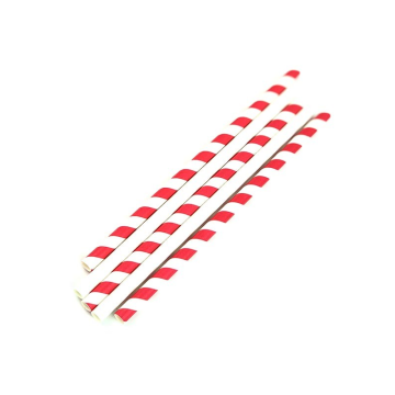 Paper Straw 8mm x 20cm (Pack 50)