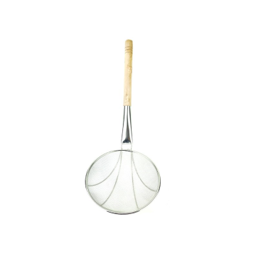 Round Wooden Handled Fine Mesh Strainer 30cm