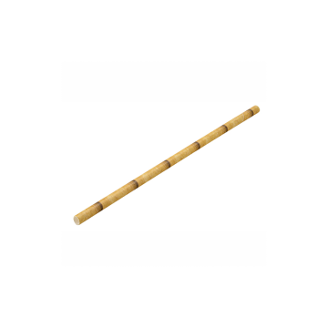 Paper Natural Bamboo Straw 8&quot; x 6mm (Pack 250)