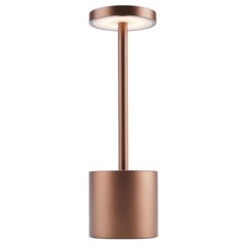 Tempo Brown Touch Control, Wireless, Table Lamp 26cm / 10&quot;