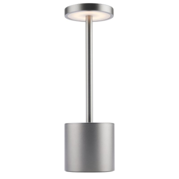 Tempo Grey Touch Control, Wireless, Table Lamp 26cm / 10&quot;