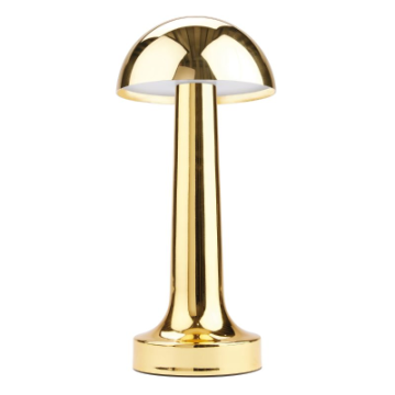 Dome Brassy Touch Control, Wireless, Table Lamp 22cm / 8.5&quot;