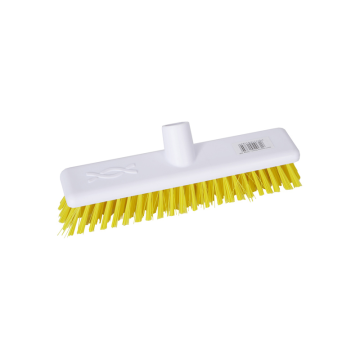 Abbey Hygiene Broom Head Stiff 12&quot; Yellow