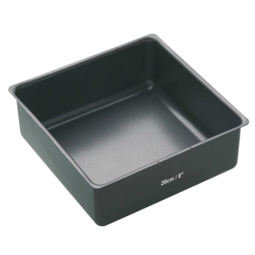 Master Class Non Stick Loose Base Deep Square Cake Pan 20cm