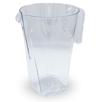 Essential Clear Plastic Reusable Jug 1.2 Litre