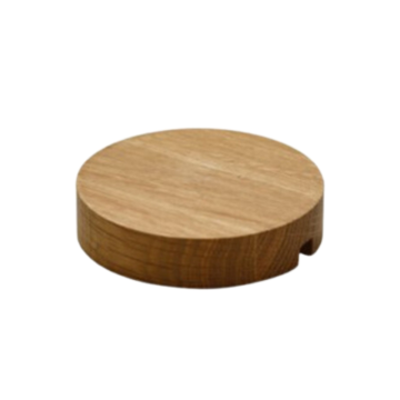 Coast &amp; Country Wooden Plateau Walnut 9cm