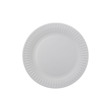 Disposable White Paper Plate 7&quot; (Pack 100)