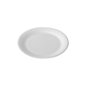 Disposable White Paper Plate 9&quot; (Pack 100)