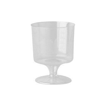 Disposable Plastic Wine Glass 6oz (Pack 6)