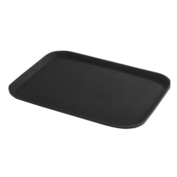 Non Slip Tray Rectangular Black 12&quot; x 16&quot;