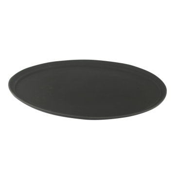 Non Slip Tray Oval Black 22&quot; x 27&quot;