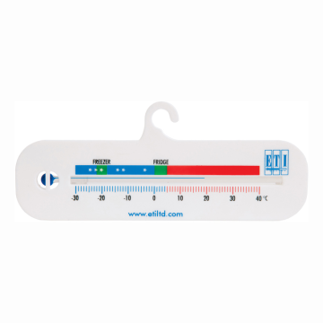 ETI Horizontal SpiritFilled Fridge Thermometer