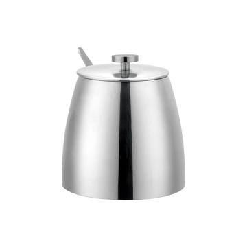 Grunwerg Café Stål Belmont 18/10 Stainless Steel Double Wall Sugar Bowl 10oz