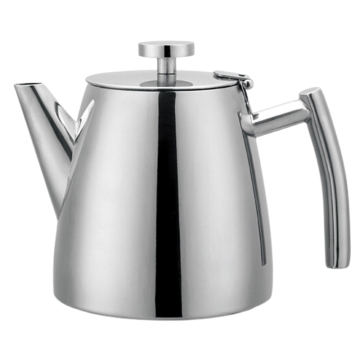 Grunwerg Café Stål Belmont 18/10 Stainless Steel Double Wall Teapot 600ml