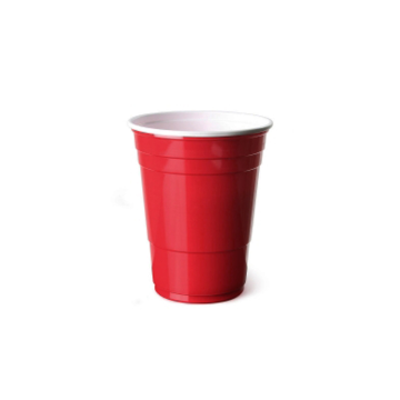 Disposable Red Plastic Party Cups 16oz (Pack 50)