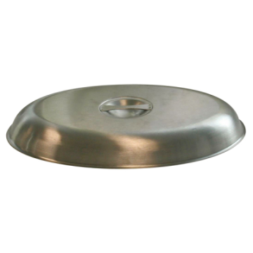 Oval Vegetable Dish Cover Stainless Steel 20&quot;