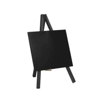 Securit Mini Chalkboard Easel 24 x 11.5cm Black (Pack 3)