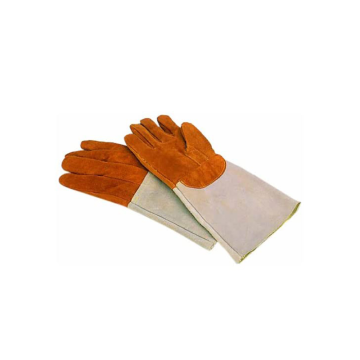 Matfer Thermal Protection Baker Gloves with Leather Wool-Lined Cuff 20 x 40cm (Pack2)