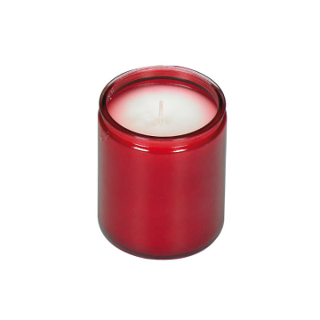 Bolsius Starlight Red Jar Candles 50 Hour Burn Time (Pack 8)