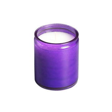 Bolsius Starlight Purple Jar Candles 50 Hour Burn Time (Pack 8)