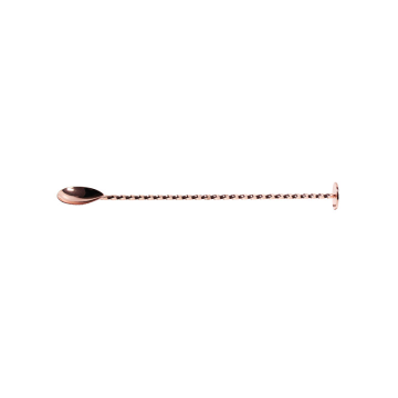 Copper Plated Twisted Bar Spoon 27cm