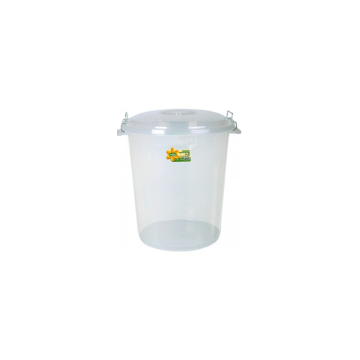 Hobby Plastic Bin with Lid Clear 45 Litre