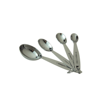 Apollo Measuring Spoon Stainless Steel Set of 4 Oval