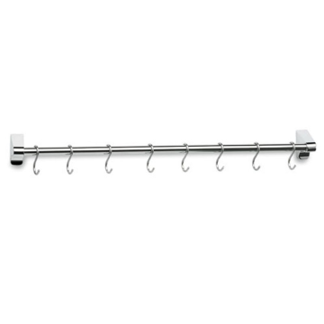 Lacor 18/10 Stainless Steel Wall hanger 12 Hooks 100cm