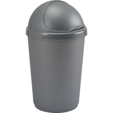 Whitefurze Silver 50 Litre Bullet Bin