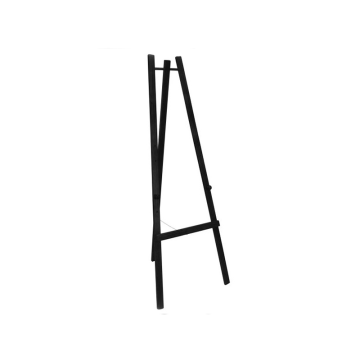 Securit Easel with Three Adjustable Height Options 165cm High, Black Lacquered