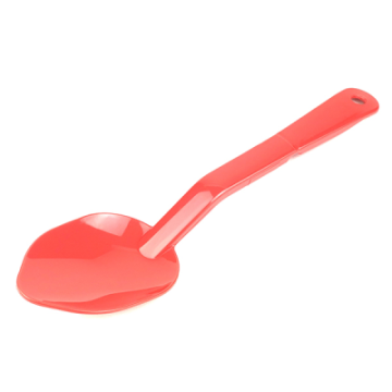 Solid Plastic Serving Spoon Red 11&quot;