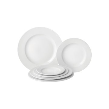 Pure White Wide Rim Plate 11.5&quot; (29cm)