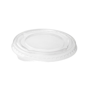 Gourmet Clear Plastic Flat Lid with Flap CL95 (Pack 100)