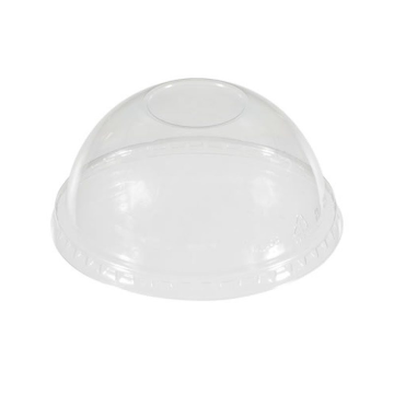 Gourmet Clear Plastic Domed Lid NO Hole DL-94 (Pack 50)