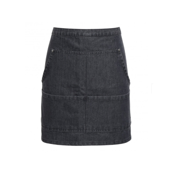 Denim Waist Apron Black 70 x 40 cm