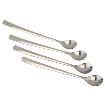 Apollo Stainless Steel Ice Cream &amp; Soda Spoon (Pack 4)